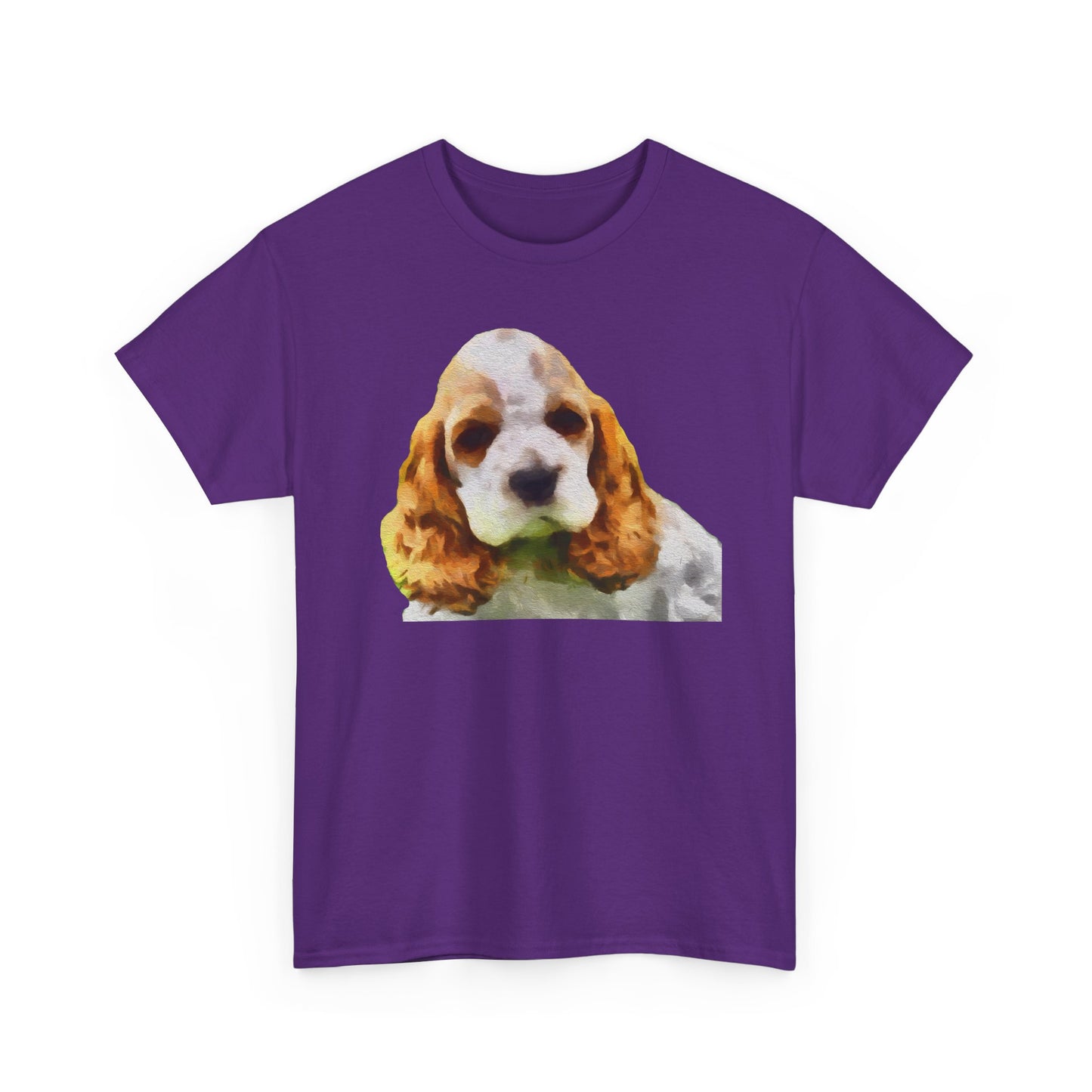 Cocker Spaniel 'Hogan' Unisex Heavy Cotton Tee