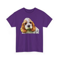 Cocker Spaniel 'Hogan' Unisex Heavy Cotton Tee