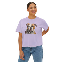 American Bulldog Women's Oversized Boxy Tee