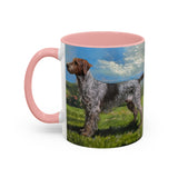 Wirehaired Pointing Griffon Ceramic Accent Coffee Mug - 2 sizes