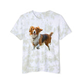 Nederlandse Kooikerhondje  Unisex Fashion Tie-Dyed T-Shirt