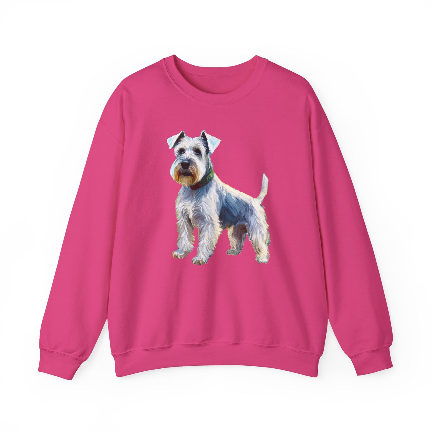 White Schnauzer - Unisex 50/50 Crewneck Sweatshirt