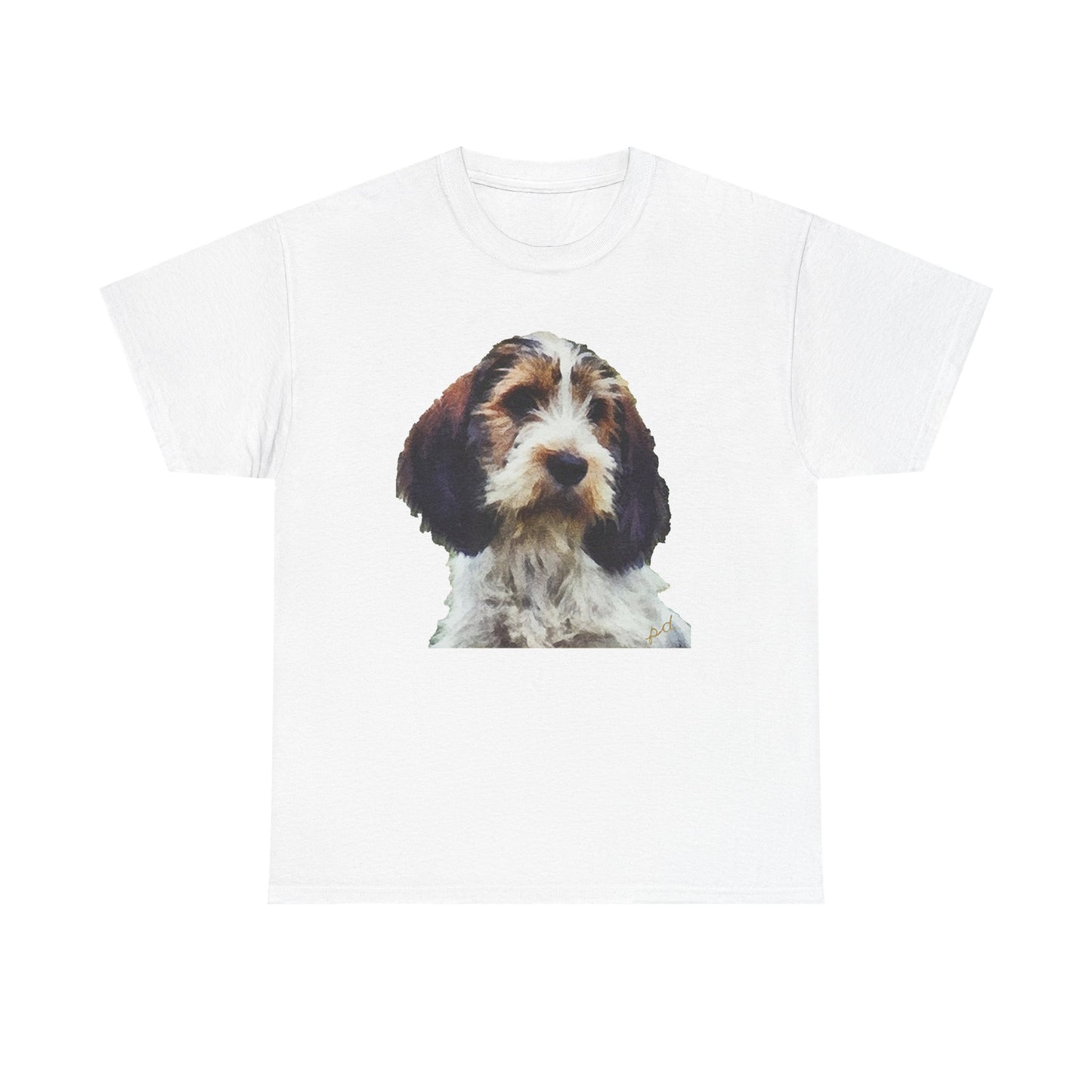 Petit Basset Griffon Unisex Heavy Cotton Tee