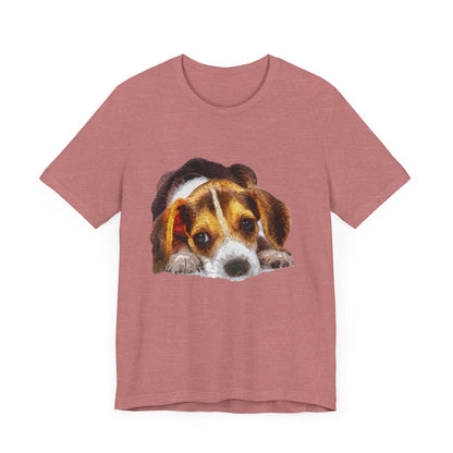 Beagle 'Daisy Mae' Unisex Jersey Tee: Comfort Meets Charm