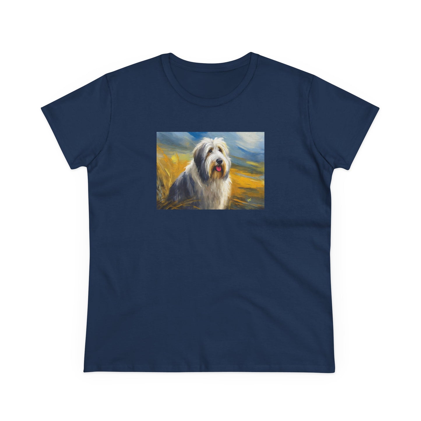 Old English Sheepdog Women's Midweight Cotton Tee