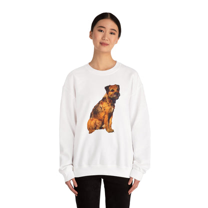 Border Terrier 'Andrew' Unisex 50/50 Crewneck Sweatshirt