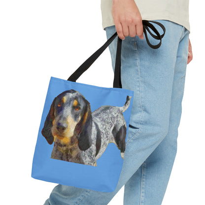 Coonhound Print Beach Tote