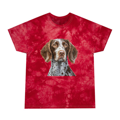 German Wirehaired Pointer Classic Tie-Dye Tee, Crystal