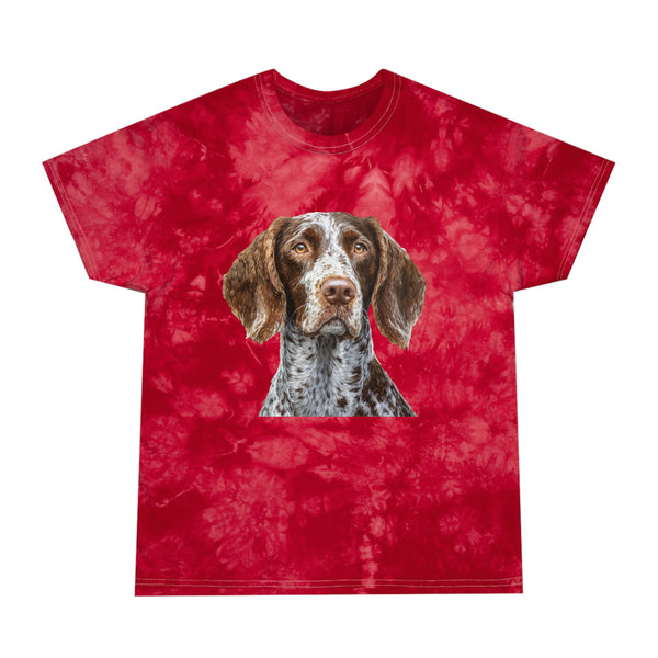 German Wirehaired Pointer Classic Tie-Dye Tee, Crystal