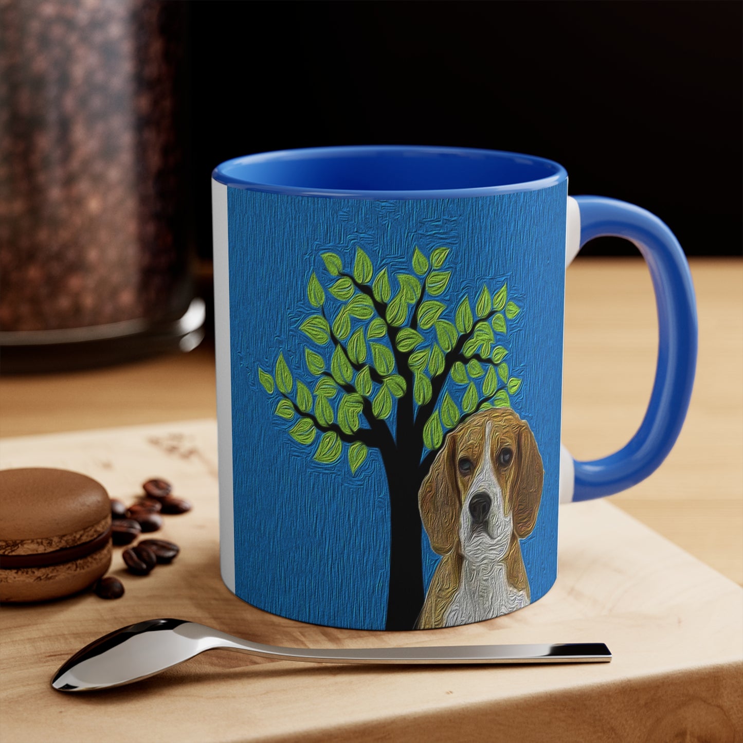 Beagle 'Hopper' 11oz Ceramic Accent Mug: Sip in Style