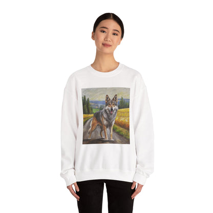 Czechoslovakian Vlcak -Unisex 50/50 Crewneck Sweatshirt