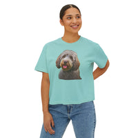 Lagotto Romagnolo 'Italian Truffle Dog' Women's Boxy Tee
