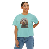Lagotto Romagnolo 'Italian Truffle Dog' Women's Boxy Tee