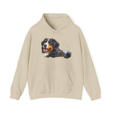 Bernese Mountain Dog - #1  -  Unisex 50/50 Hooded Sweatshirt