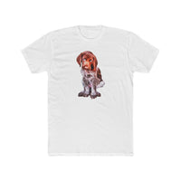 German Short-Hair Pointer 'Benny' Men's Cotton Crew Tee