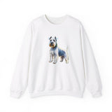 White Schnauzer - Unisex 50/50 Crewneck Sweatshirt