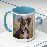 Teddy Roosevelt Terrier - Ceramic Accent Coffee Mug  - 2 Sizes