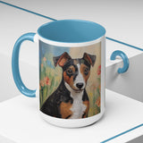 Teddy Roosevelt Terrier - Ceramic Accent Coffee Mug  - 2 Sizes