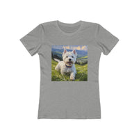 Westie #2 - Happy-Go-Lucky West Highland Terrier Women's Tee