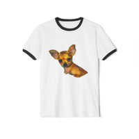 Chihuahua 'Belle' Classic Cotton Ringer T-Shirt