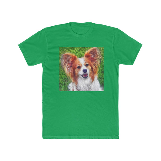 Papillon --  Men's Fitted Cotton Crew Tee