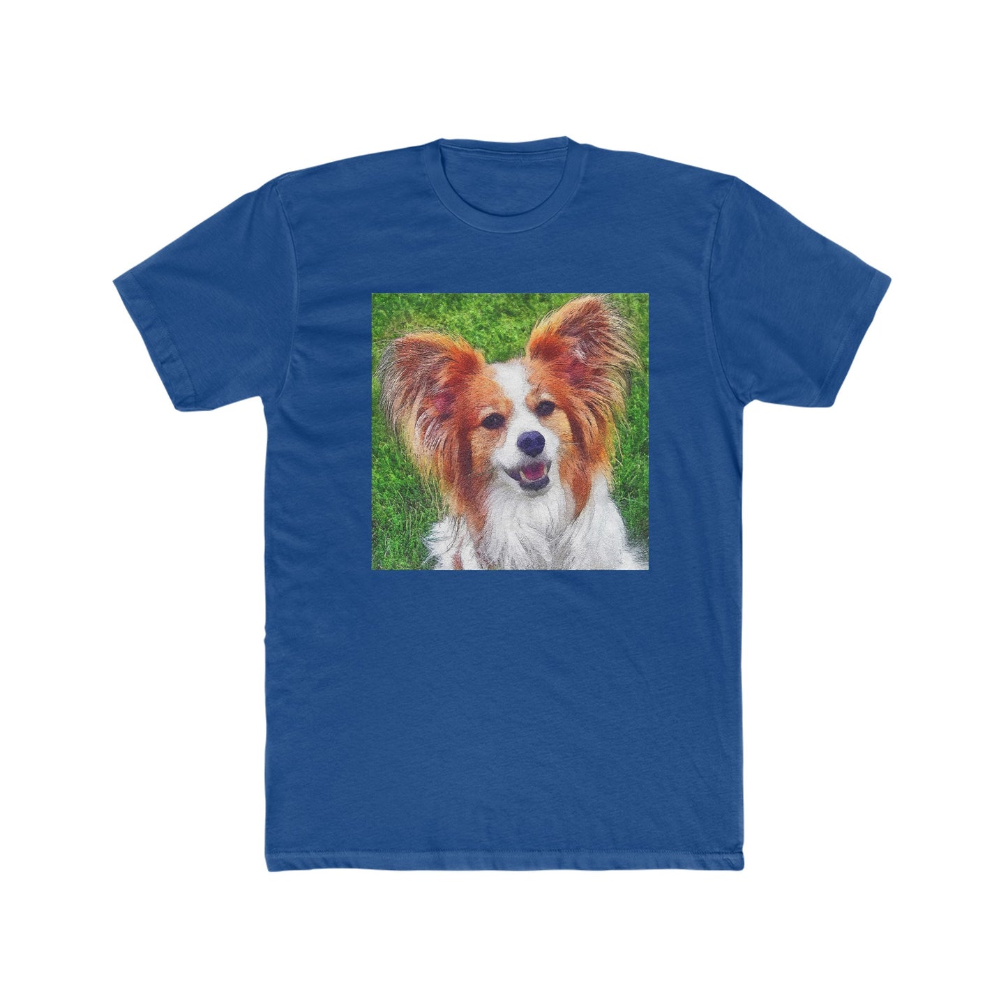 Papillon --  Men's Fitted Cotton Crew Tee