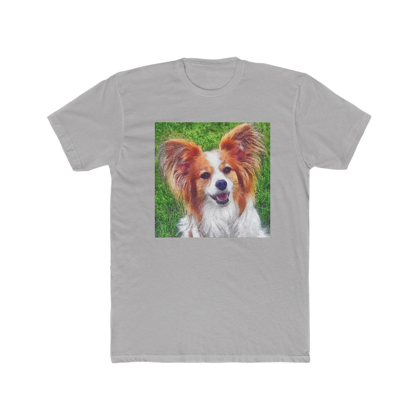 Papillon --  Men's Fitted Cotton Crew Tee