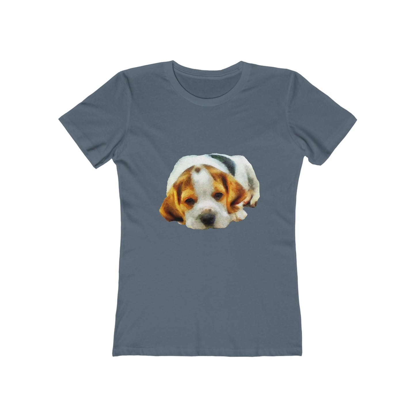 English Foxhound 'Sasha' Women's Slim Fit Ringspun Cotton T-Shirt