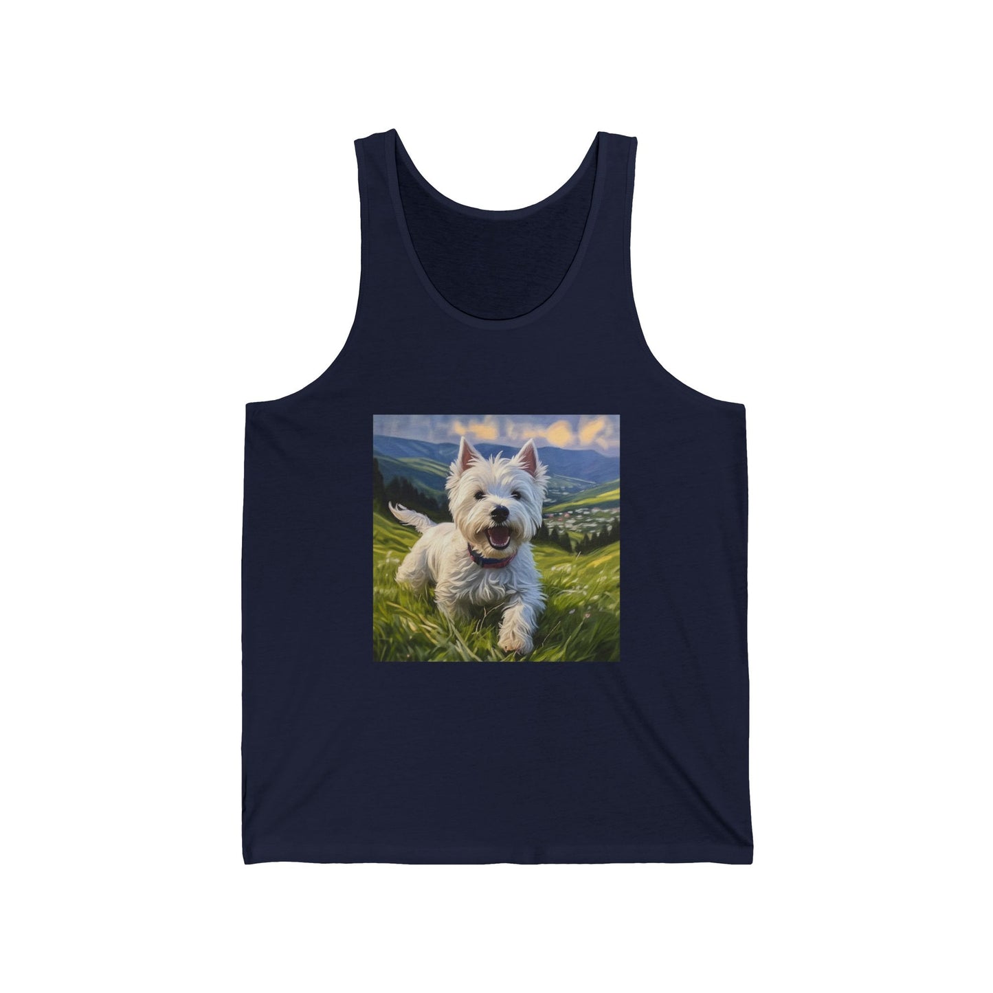 Westie #2 - Unisex Jersey Tank for Dog Lovers