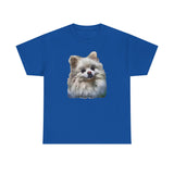 Pomeranian "Snowball" Unisex Heavy Cotton Tee by Doggylips™