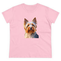 Silky Terrier Women's Midweight Cotton Tee