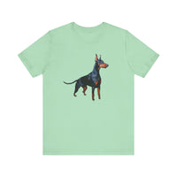 Doberman Pinscher Unisex Jersey Short Sleeve Tee