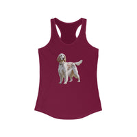 English Setter #4 - Women's Classic Slim Fit Racerback Tank