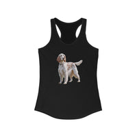 English Setter #4 - Women's Classic Slim Fit Racerback Tank