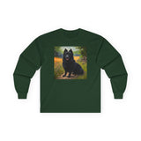 Schipperke  ---  Unisex Classic Cotton Long Sleeve Tee