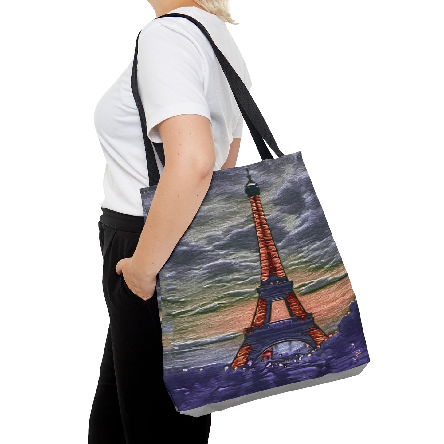 'Eiffel Tower Sunset' Tote Bag