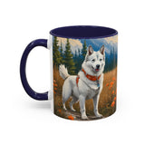 Yakutian Laika Ceramic Accent Coffee Mug (11, 15oz)