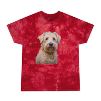 Soft Coated Wheaten Terrier - Unisex Tie-Dye Tee, Crystal