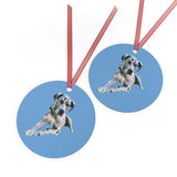 Great Dane 'Leonid' Metal Ornaments