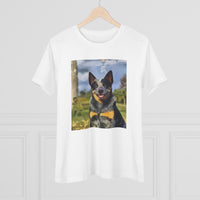 Blue Heeler - Australian Cattle Dog 'Bailey' Women's Relaxed Fit Cotton Tee