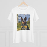 Blue Heeler - Australian Cattle Dog 'Bailey' Women's Relaxed Fit Cotton Tee
