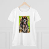 Leonberger Women's Midweight Cotton Tee