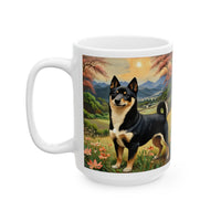 Shiba Inu - Black & Tan  -- Ceramic Mug, (11oz, 15oz)