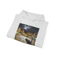 Night Cat Prowling Unisex 50/50 Hoodie