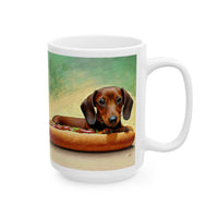 Dachshund -'Weiner Dog'  --  Ceramic Mug, (11oz, 15oz)