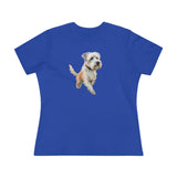 Dandie Terrier  -  Women's Relaxed Fit Cotton Tee