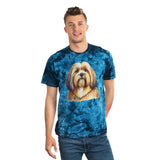 Lhasa Apso Classic Tie-Dye Tee, Crystal