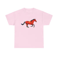 Horse 'Old Red' Unisex Heavy Cotton Tee