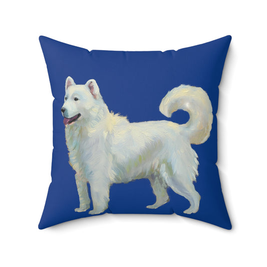 Hokkaido Spun Polyester Square Throw Pillow: Artful Comfort