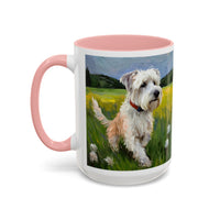 Dandie Terrier - Ceramic Accent Coffee Mug  - 2 Sizes